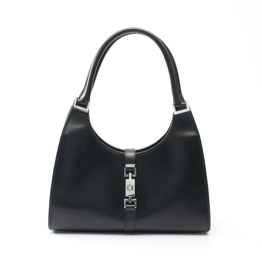 Gucci Jackie Leather Shoulder Bag Black